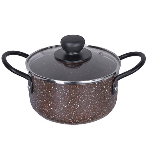 25707 Кастрюля 14см 1л с/кр антипригарное покрытие мрам/кр АП MB (х6) - Mayer&boch фото 2