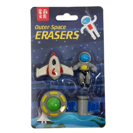 Набор ластиков фигурных 4 штуки Космос, МИКС - Simaland фото 4