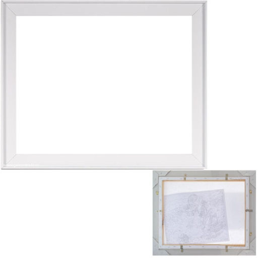 Рамка для картины на холсте 40х50 / CH752 White / - Галеонтрейд фото 2