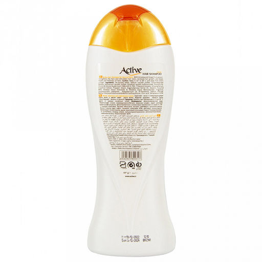 Шампунь для нормальных волос "Active" 400мл, 9х4,5х23см, "Экстракт грейпфрута и женьшеня" Natural (Иран)