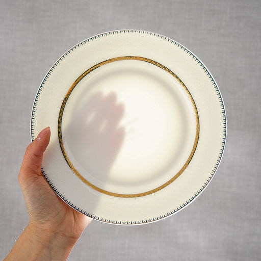 Тарелки WY Grace, d=25.5 см, набор 2 шт., фарфор, белые