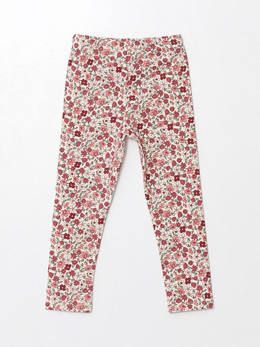 Beli Lastikli ?i?ekli K?z Bebek Tayt - Waikiki фото 2