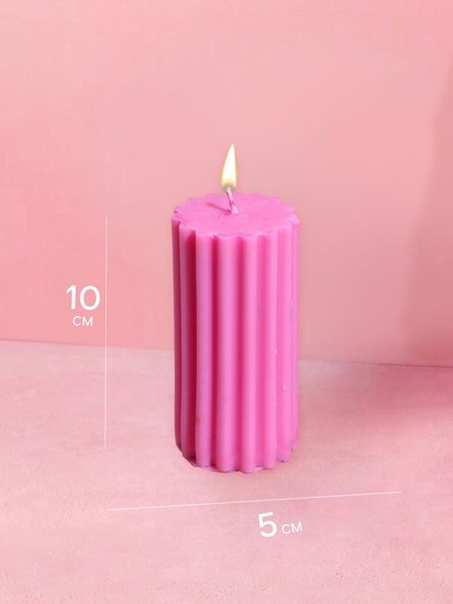 Свеча "Колонна" 5х5х10 см, соевый воск