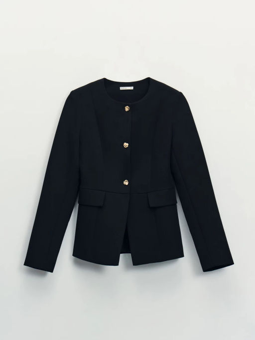 Приталенный жакет с баской / Zarina