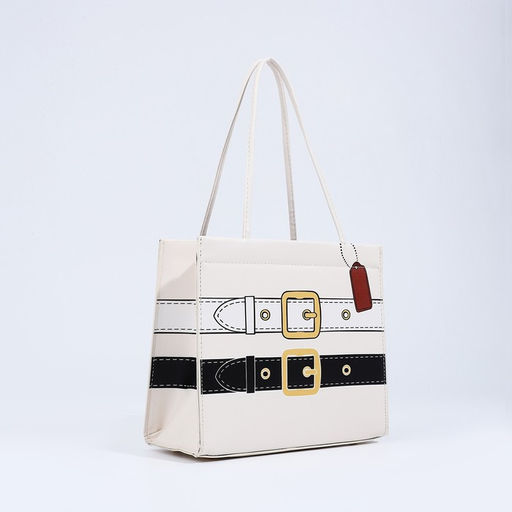 Сумка женская, тоут на молнии, цвет белый - Simaland фото 3