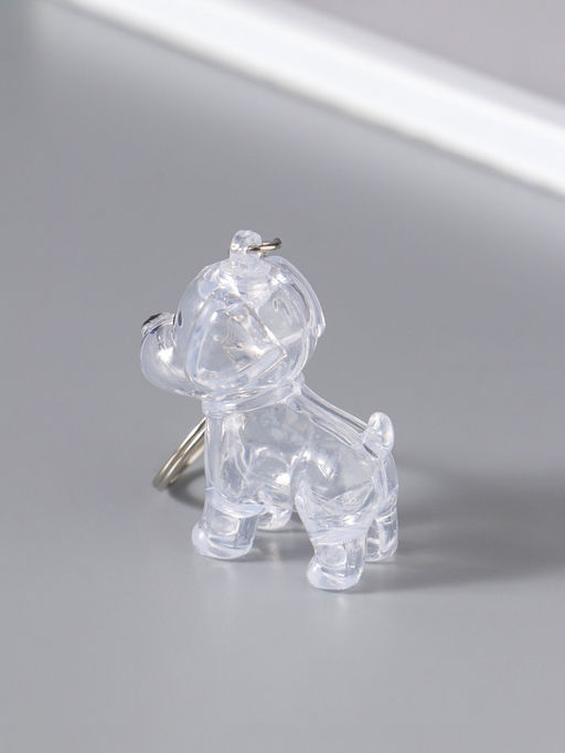 Цена за 3 шт. Брелок пластик "Преданный друг - пёсик" 8х3х5 см