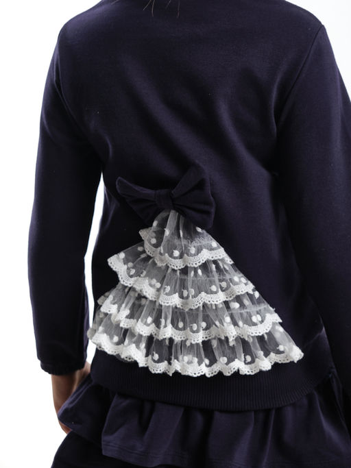 Толстовка для девочки UD 1983 т.синий - Mini maxi фото 7