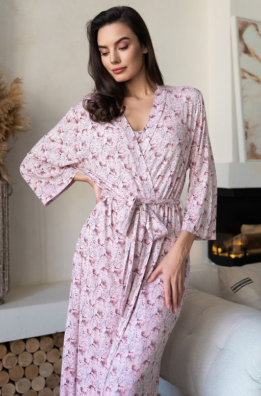 Длинный запашной халат Mia-Amore  фото 3