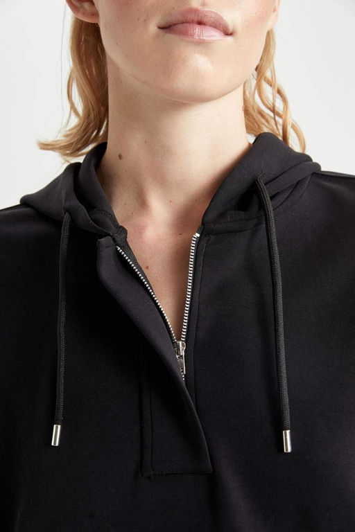 DeFactoFit Oversize толстовка премиум-класса для спортсменов с капюшоном  фото 8