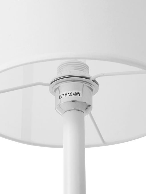 Торшер напольный "Капля" Е27 40Вт белый 25х25х150 см