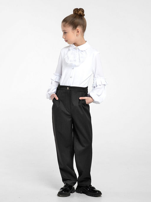 школьные брюки для девочки Mooriposh, модель 0442  фото 9