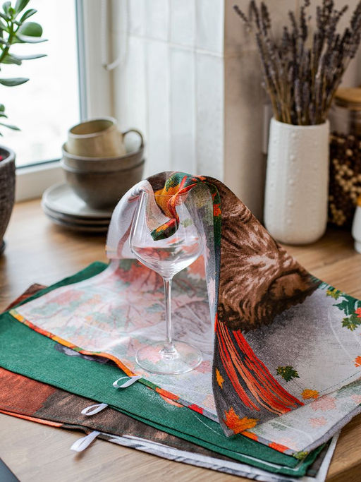 Комплект полотенец 48*60 см, 3 шт., рогожка (Котики) - Ивановотекстиль фото 6