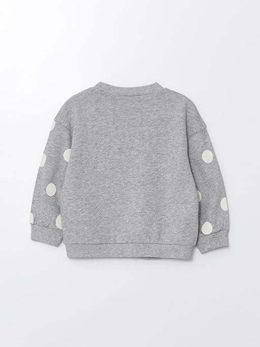 Bisiklet Yaka Minnie Mouse Bask?l? K?z Bebek Sweatshirt - Waikiki фото 2