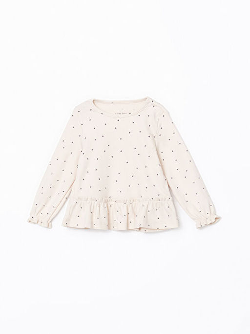 Bisiklet Yaka K?z Bebek Bluz ve Tayt 2li Tak?m - Waikiki фото 2