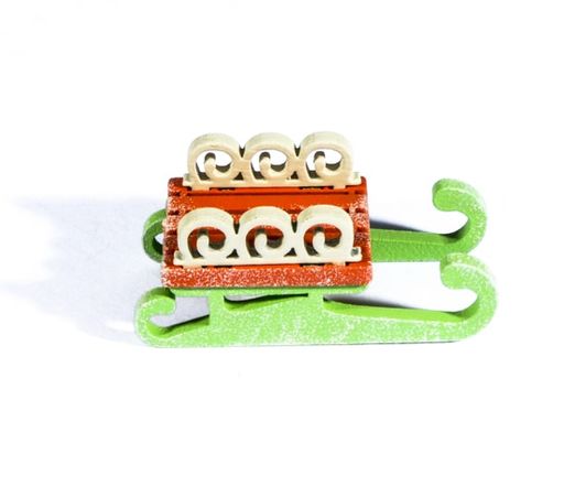 Елочные игрушки: Санки малые 410-3 Twirl - Idh фото 4