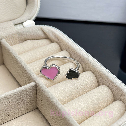 Кольцо Black and pink stars - Купи слона фото 3