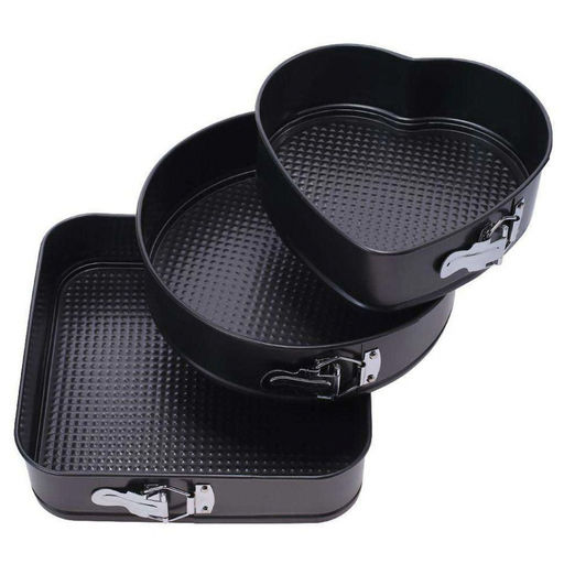 Набор из 3х форм для выпечки (Квадрат, круг, сердечко) (3149) - Мой органайзер фото 2