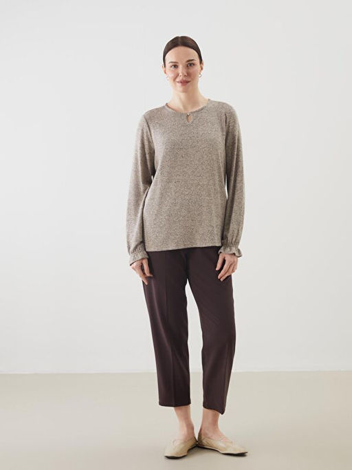 Bisiklet Yaka Kad?n Bluz