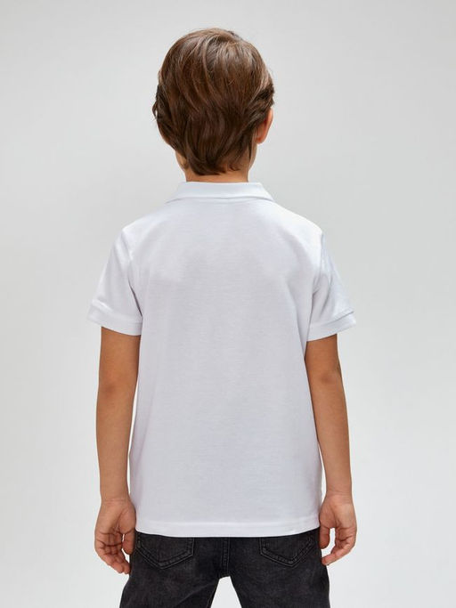 ACOOLA / Сорочка-поло верхняя для мальчиков Deer белоснежный фото 5