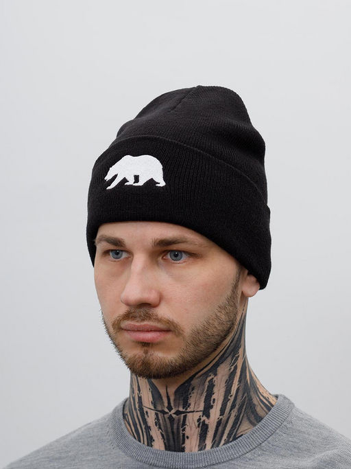 Шапка AMERICAN NEEDLE арт. 21019A-CALI California Cuffed Knit (черный) фото 3