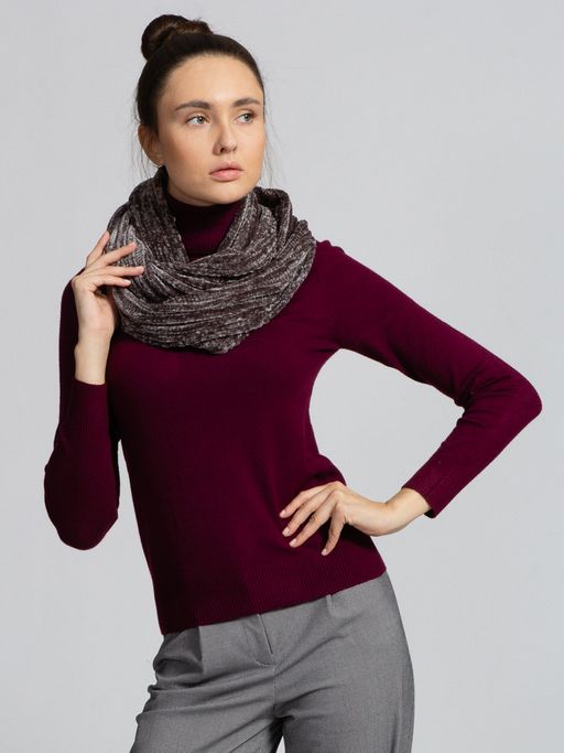 Шарф-снуд ручной вязки. - Tantino фото 4