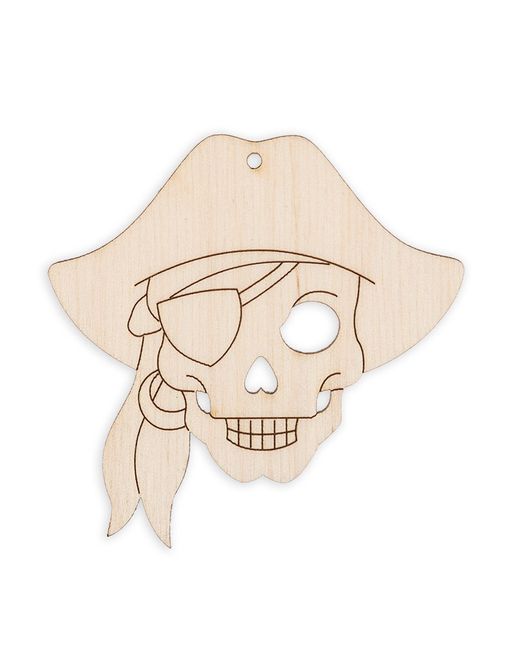 Заготовка для декорирования Mr. Carving ВД-560 Подвеска фанера 0.4 см Корабль (9х9см)  фото 2