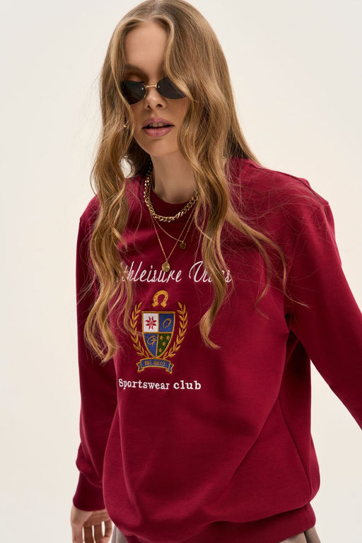 Джемпер GO F4107E/12-01.164-170 вишня  фото 4