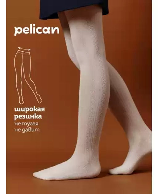 PELICAN, колготки для девочек, Белый