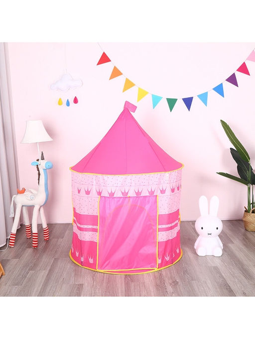 Палатка детская игровая Шатёр, розовая - Simaland фото 2