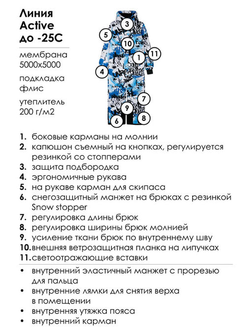 PlayToday / Комбинезон зимний для мальчика  фото 6