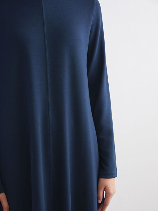 Bisiklet Yaka A Kesim Elbise