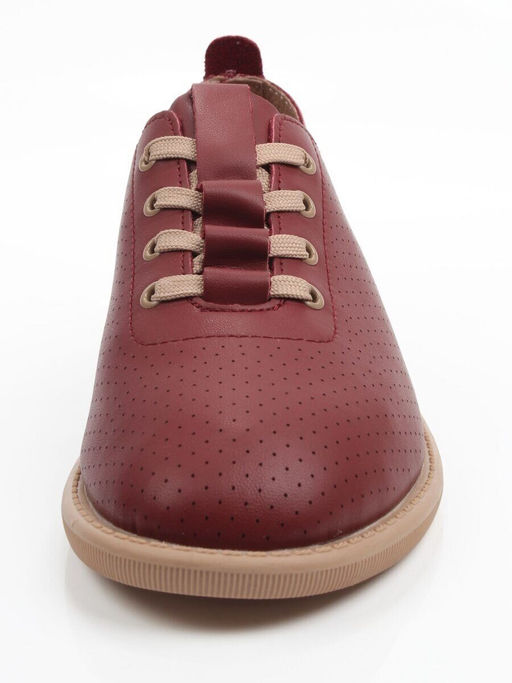 03-YH513-2 VINOUS Полуботинки летние женские (натуральная кожа) - Фабричный китай фото 5