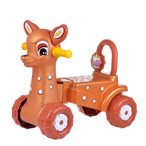 Каталка "Оленёнок" (коричневая)