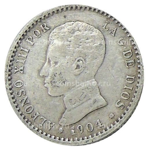 50 сентимо 1904 года Испания