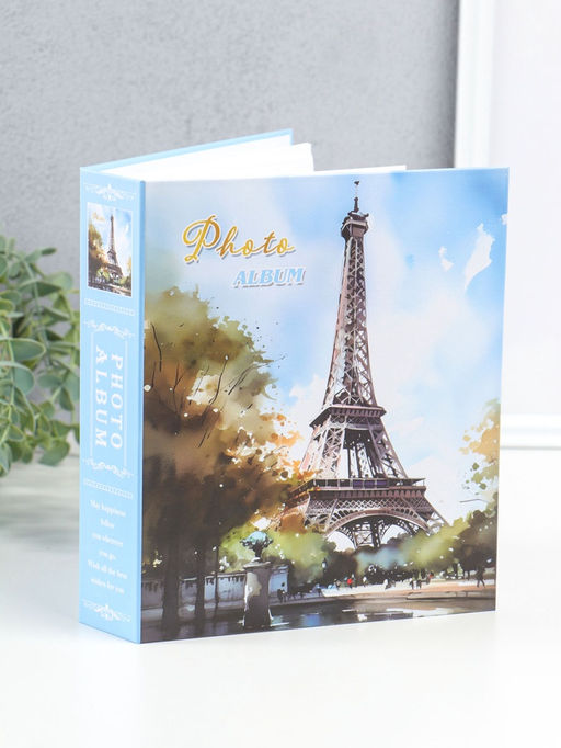 Фотоальбом на 80 фото 10×15 см «Парк у Эйфелевой башни», в коробке, 5×19×22.8 см