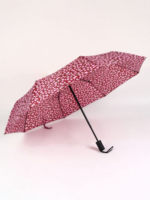 Зонт автоматический Цветы, 3 сложения, 8 спиц, R=47/55 см, d=94 см, МИКС