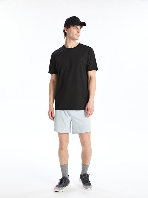 Bisiklet Yaka Penye Erkek Ti??rt