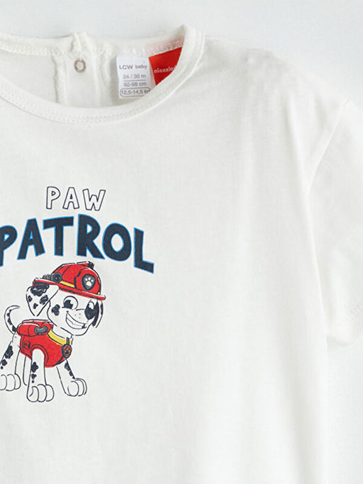 Paw Patrol Bask?l? Erkek Bebek Ti??rt ve ?ort 2li
