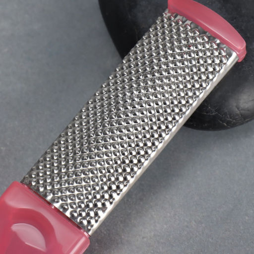 Цена за 4 шт. Пилка для пяток, металлическая/наждачная, двусторонняя, 17 см, МИКС