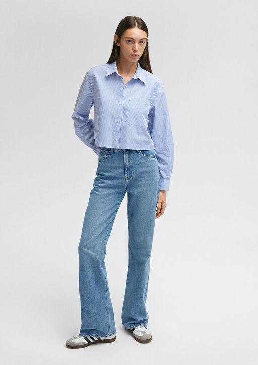 Victoria Premium Blue Indigo Mavisi Jean Pantolon