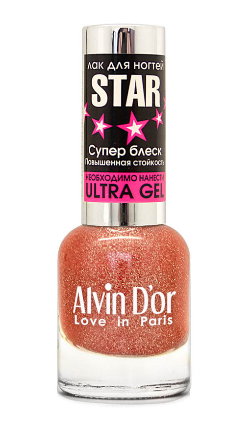 Alvin Dor Лак для ногтей STAR Супер блеск тон 6125 15мл