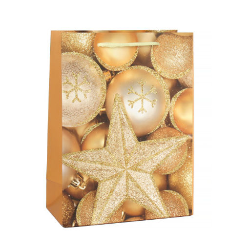 Цена за 12 шт. Пакет подарочный 18х24х8,5 / 362-33-S /уп 12/720/Новый год - Галеонтрейд фото 3