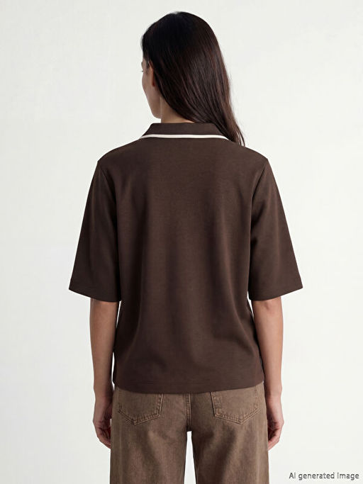 Polo Yaka Soft Touch Kad?n Ti??rt