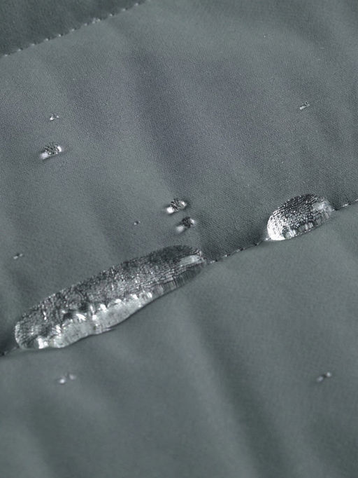 Куртка женская стёганая с капюшоном с графеновой подкладкой цвета хаки 9624_1Kh