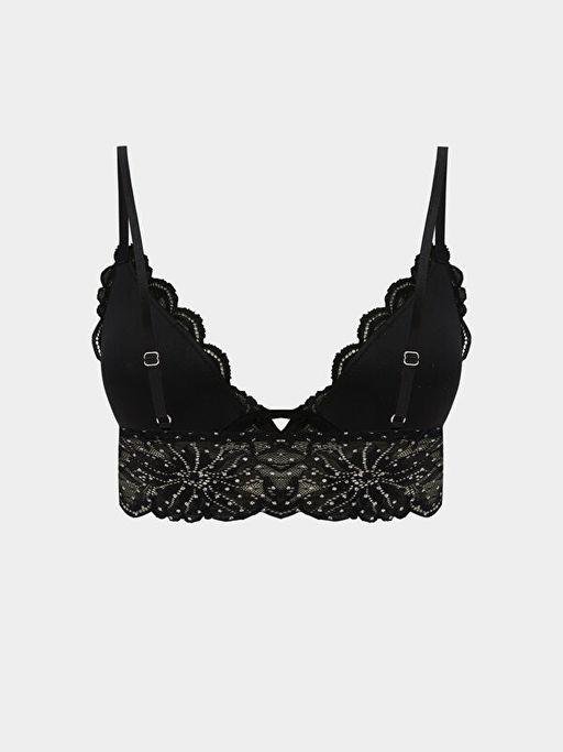 Balensiz Dolgusuz Desenli Bralet