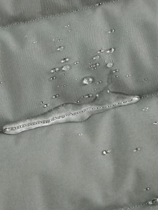 Куртка мужская удлинённая стёганая с капюшоном и графеновой подкладкой утеплитель тинсулейт