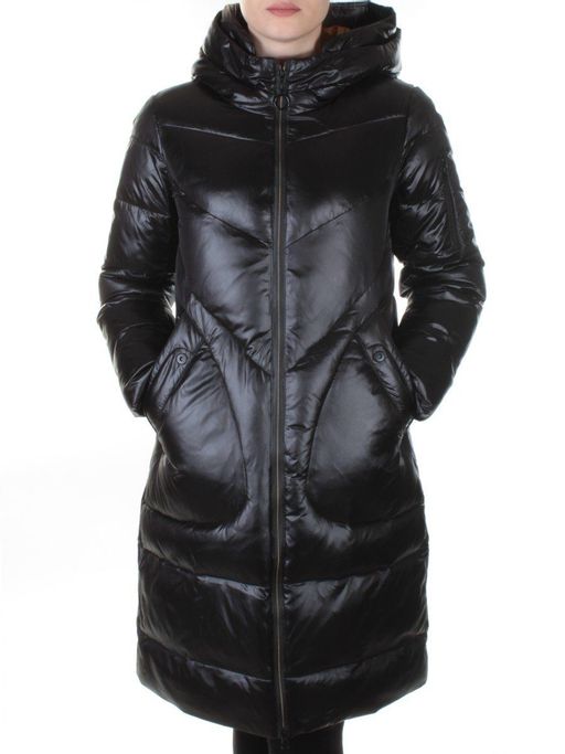 002 BLACK Пальто женское зимнее Snow Grace