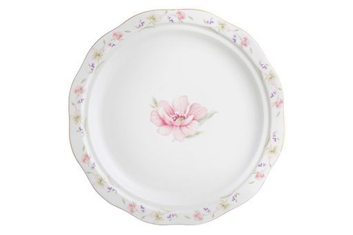 Блинница 23,5*23,5*12,5 см Диана + крышка, фарфор, NEW BONE CHINA - Elan gallery фото 4