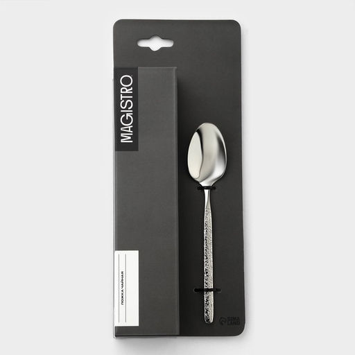 Набор ложек чайных Magistro Олин, длина 13 см, 6 шт, нержавеющая сталь, цвет серебряный фото 7