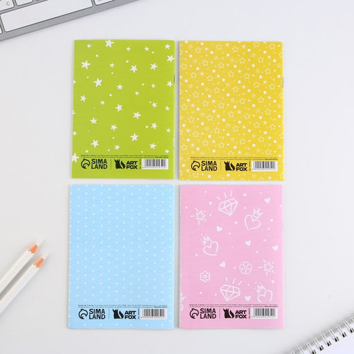 Цена за 4 шт. МИКС Блокнотов А6, 12 листов Звери - Artfox фото 16